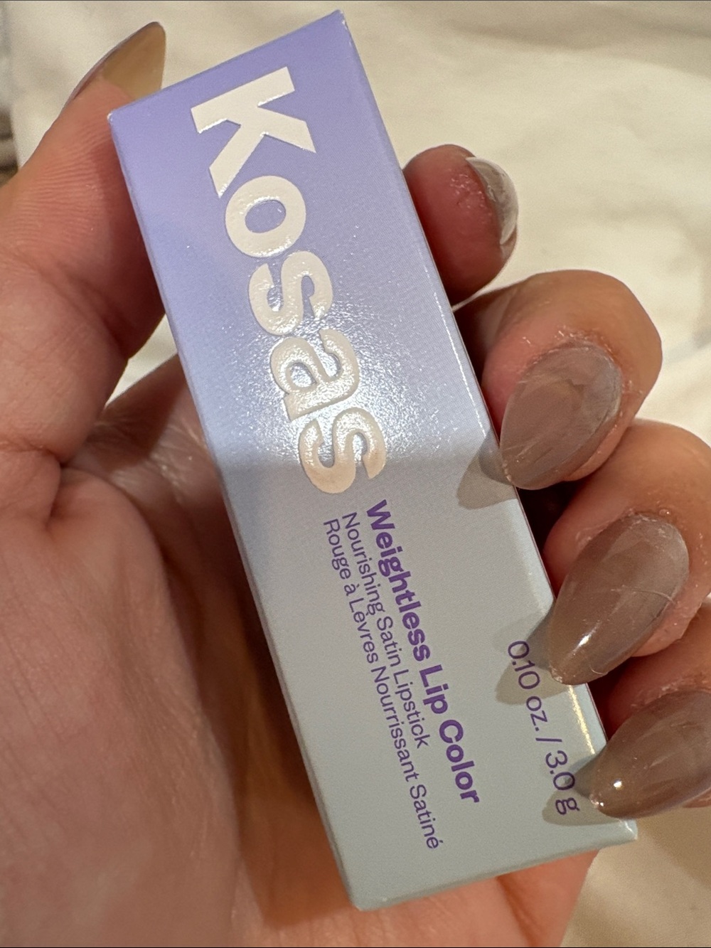 Kosas Weightless Lip Color Rosewater Sheer Cool Pink BNIB